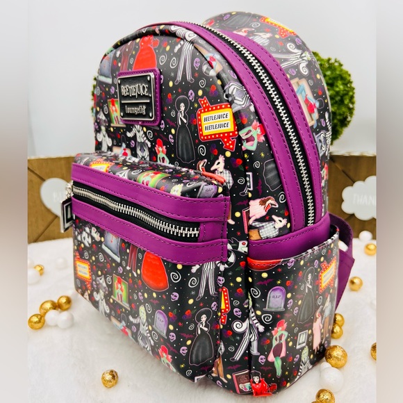 Loungefly Beetlejuice Icons Mini Backpack main image 11